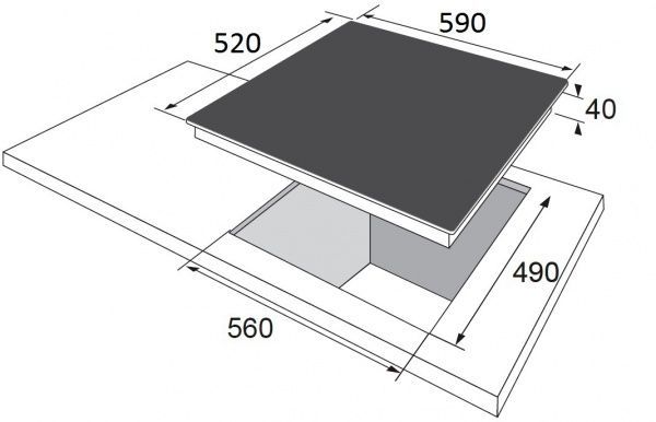 Варильна поверхня Hansa BHGS630100