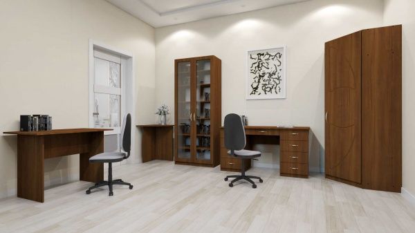 Стол письменный Компанит Учитель 3 венге 