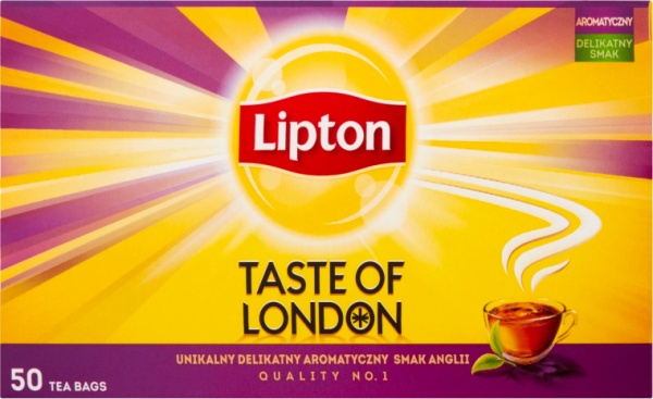 Чай черный Lіpton Taste of London 50 шт. 