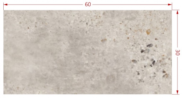 Плитка Ceramika Color Kent Grey Rett CKR13-1 30x60 