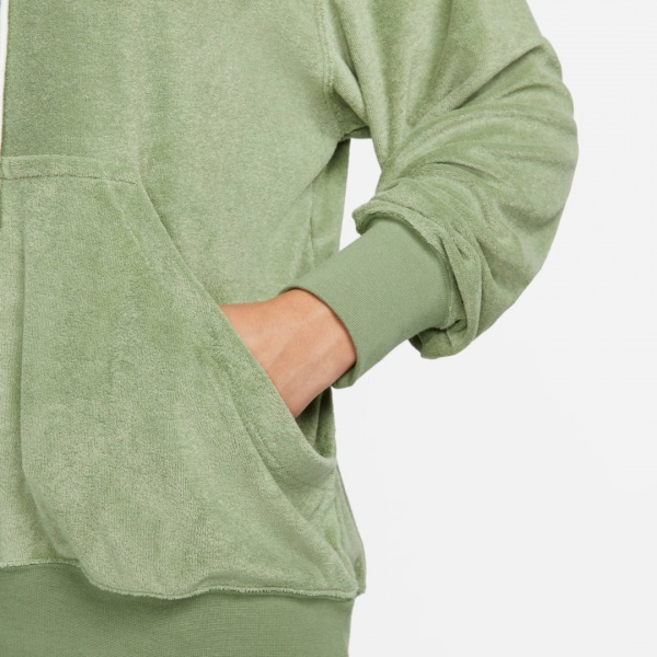 Джемпер Nike W NSW TRRY OS PO HOODIE A2 DV7824-386 р. XS зелений