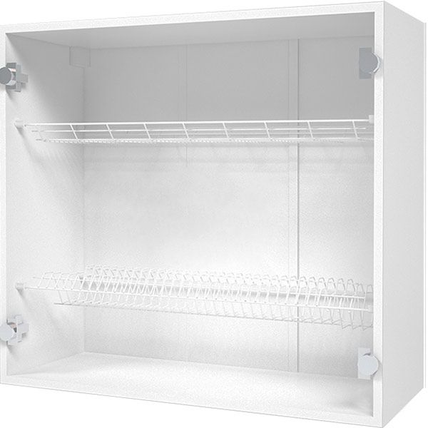 Шкаф верхний сушка Грейд 800x720x300 мм белый