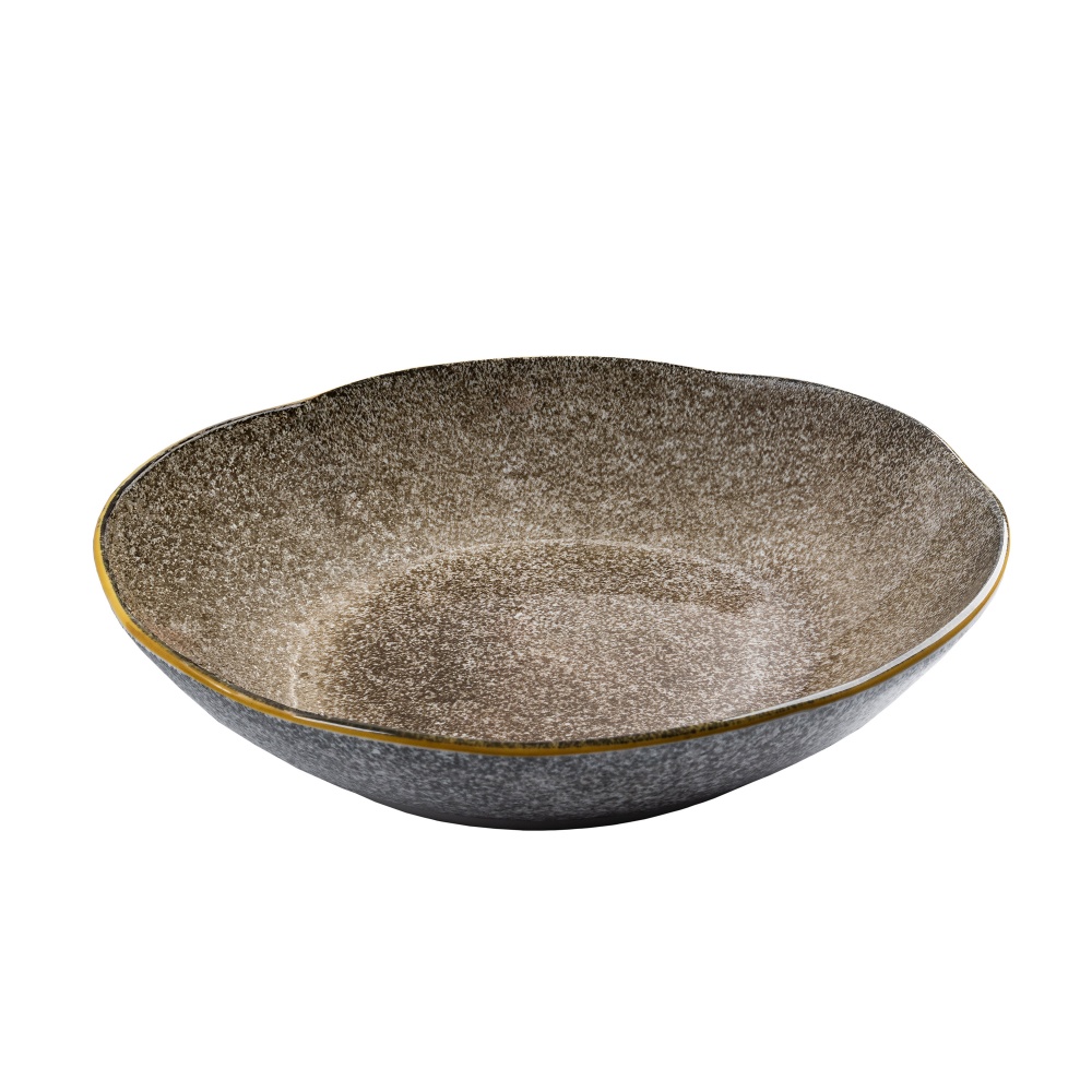 Тарілка супова Krauff Grey Ferns 21 см