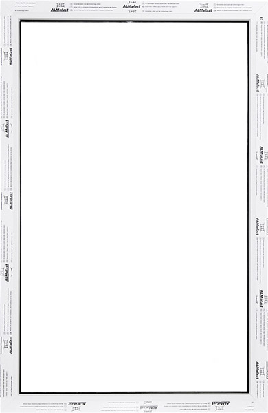 Окно глухое ALMplast 60 880x1350 мм без открывания