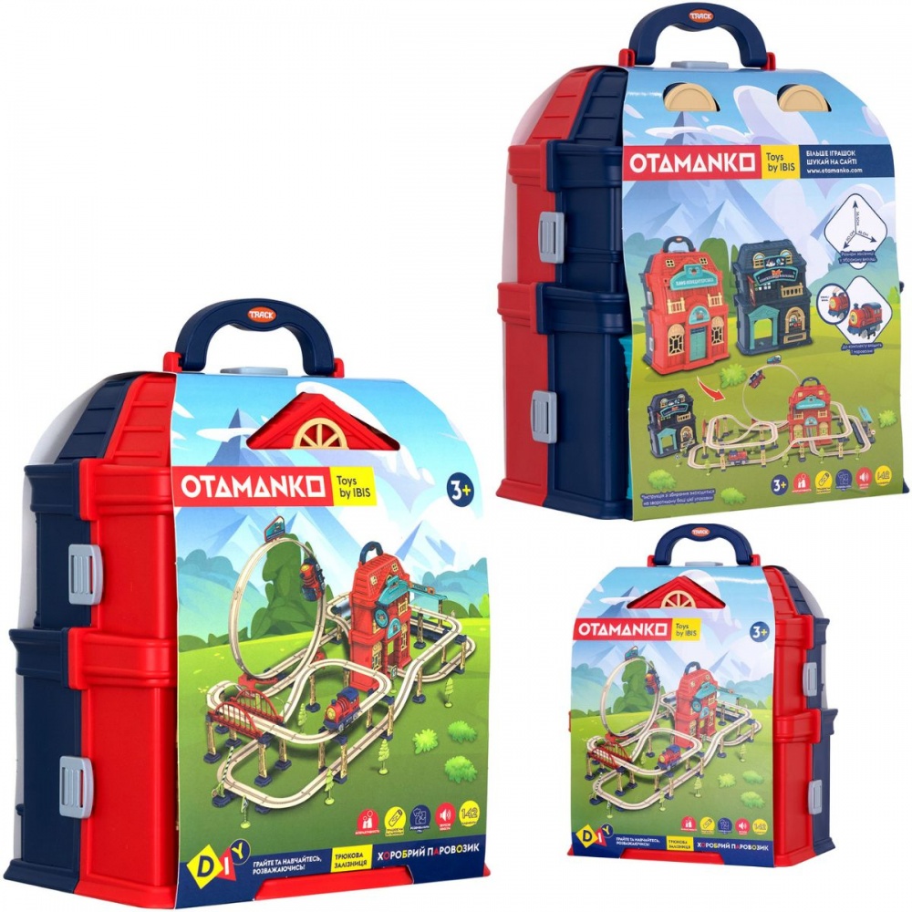 Железная дорога трюковая OTAMANKO Храбрый паровозик 532.02.27