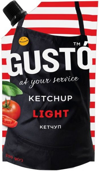 Кетчуп Gusto Light 250 г