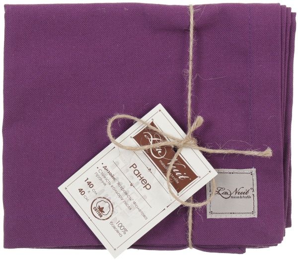 Раннер Яркость 40x140 см фиолетовый La Nuit 