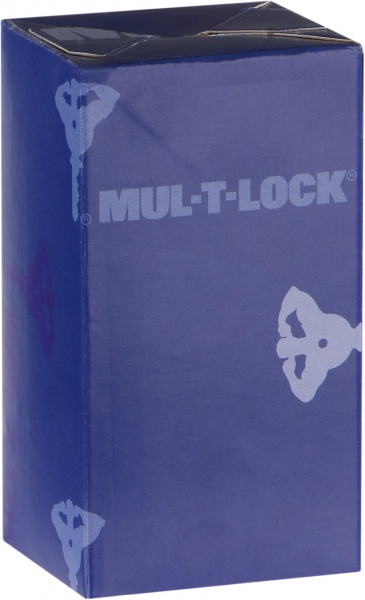 Цилиндр Mul-T-Lock 7х7 45x45 ключ-ключ 90 мм никель