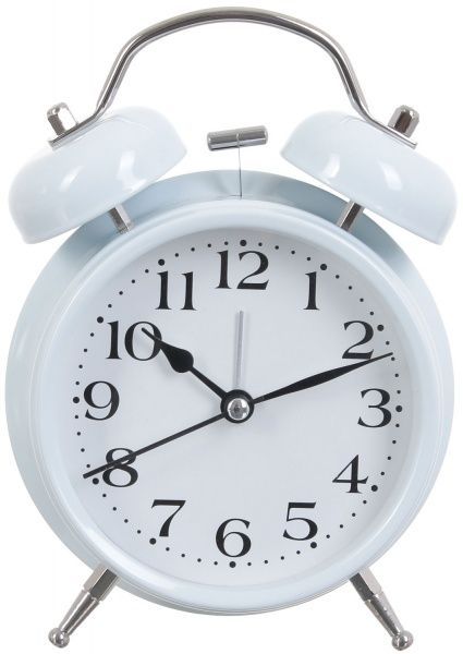 Будильник Flash 16.8х6.3 см білий
