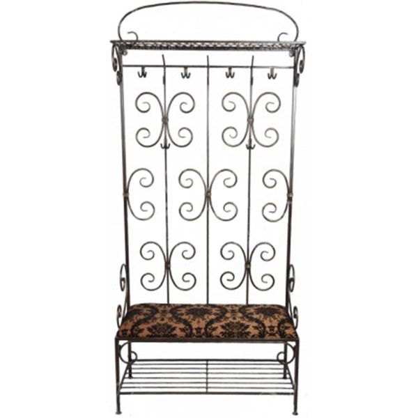 Вішалка пристінна Фортуна коричнева