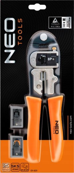 Клещи обжимные NEO tools 01-501