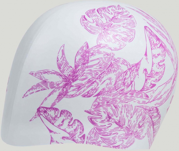 Шапочка для плавания Arena 91440-207 one size белый