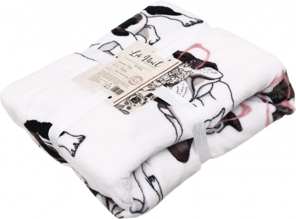 Плед Frannel Dogs 160x200 см різнокольоровий La Nuit 