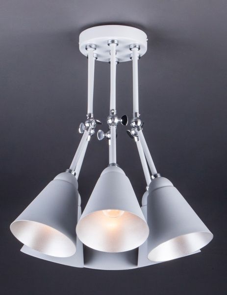 Люстра стельова Strotskis Nigella 6x60 Вт E27 сірий/металік 70052/6 