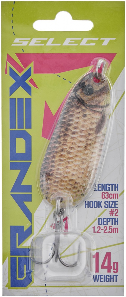 Блесна Select Grandex 14.0g 63mm S50 14 г Блесна Select Grandex 14.0g 63mm S50