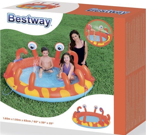 Бассейн надувной Bestway игровой Краб