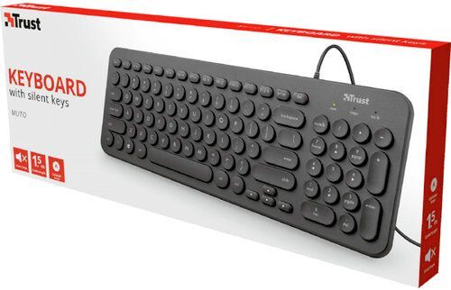 Клавіатура Trust MUTO SILENT (23408) black 