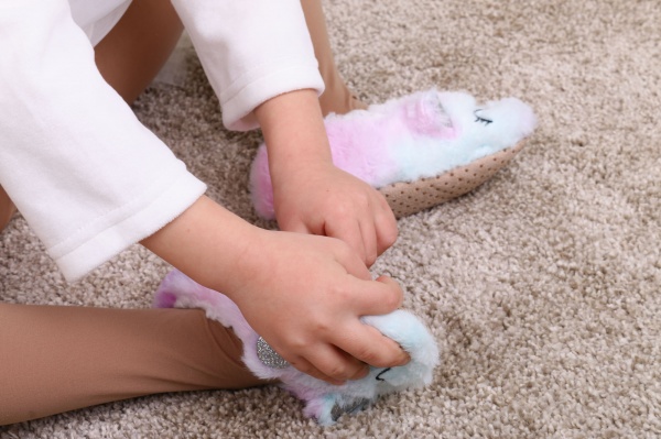 Тапочки детские для девочки Maxwin KIDS Зверюшки Радуга р.26-28 разноцветный 