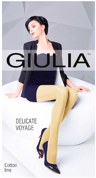 Колготки женские Giulia Delicate Voyage р. 4 150 den кремовый 