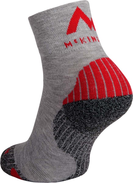 Шкарпетки McKinley Flo Quarter ux 267310-902031 р.45-47 червоно-сірий