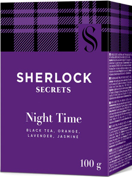 Чай чорний Sherlock Secrets Night time 100 г 