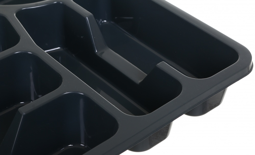 Лоток для столових приборів TURAN PLASTIK TRN-111 295x375x50 мм антрацит