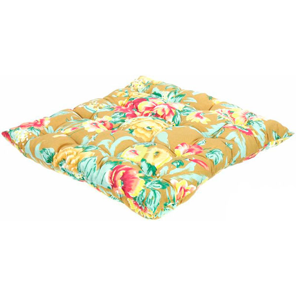 Подушка на стул стеганая 45x45x5 см Indigo