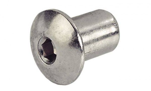 Гайка втулкова плоска SW4 6 шт./уп. Hafele