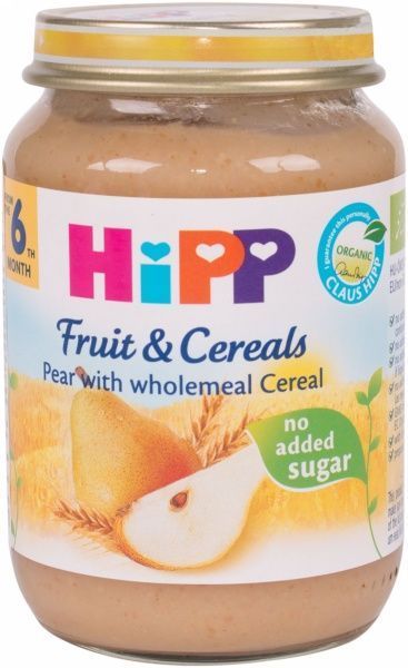 Пюре Hipp Фрукти та зерно груша з зерновими пластівцями 190 г 9062300121206  