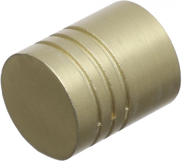 Наконечник Gardinia Zylinder Chicago наборной d20 мм золото полированное 