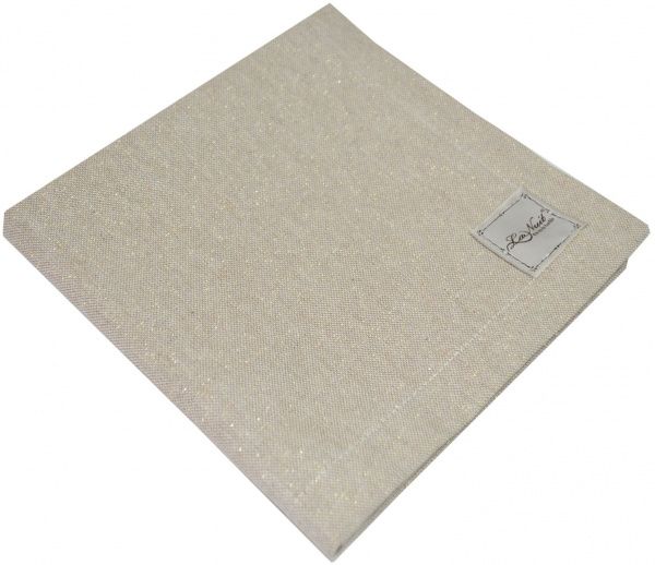 Салфетка La Nuit Lurex Беж 40x40 см 