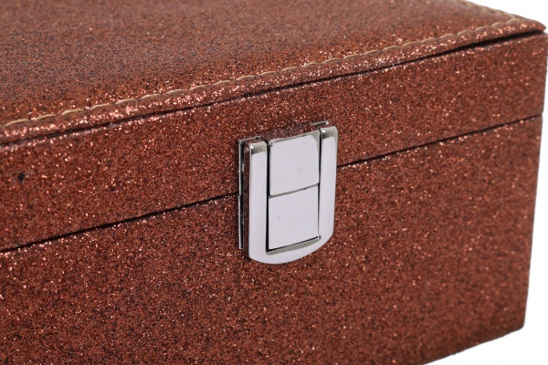 Скриня Шик 16х16х8 см коричнева