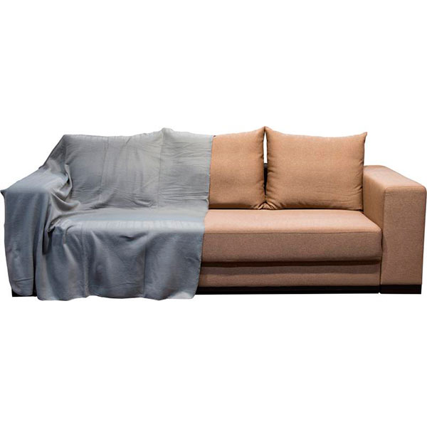 Плед 150x180 см серый UP! (Underprice) 