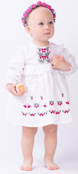 Платье Эдельвика р.86 белый 115-21/00 