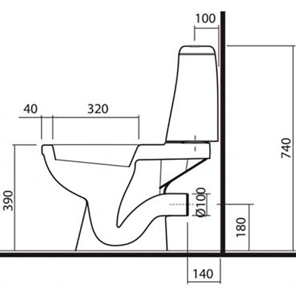 Унитаз-компакт Kolo Solo S7921800UA с сиденьем Duroplast Soft close