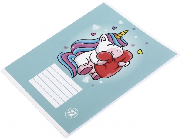 Тетрадь школьная Unicorn 12 листов клетка Nota Bene
