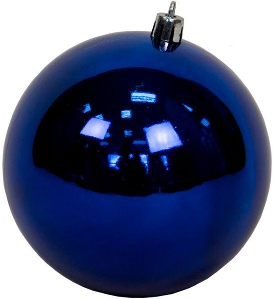 Куля пластикова Девілон 890285 d100 однотонна синій