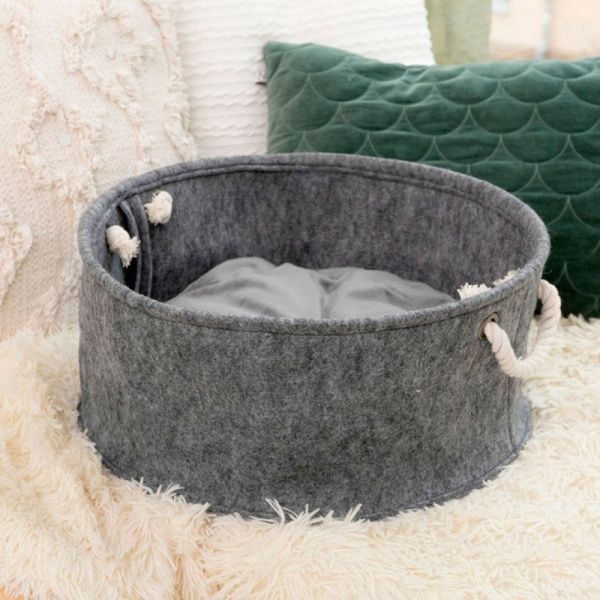 Будиночок для тварин DigitalWool Кошик з ручками без подушки DW-91-07