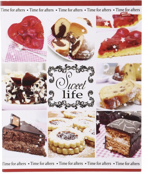 Тетрадь школьная уф-лак 60 листовв клетку в ассортименте