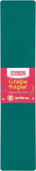 Бумага гофрированная 55% 50x250 см темно-зеленый MX61615-49 Maxi