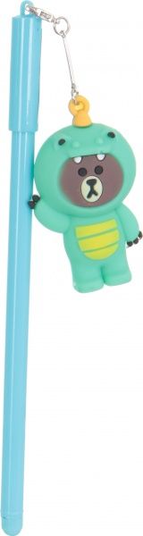 Ручка гелевая зеленая Медвежий карнавал 