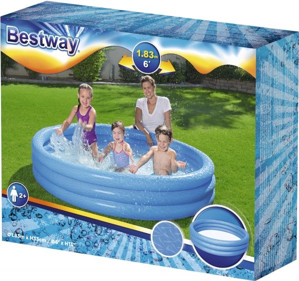 Бассейн надувной Bestway Play Pool 183х33см синий