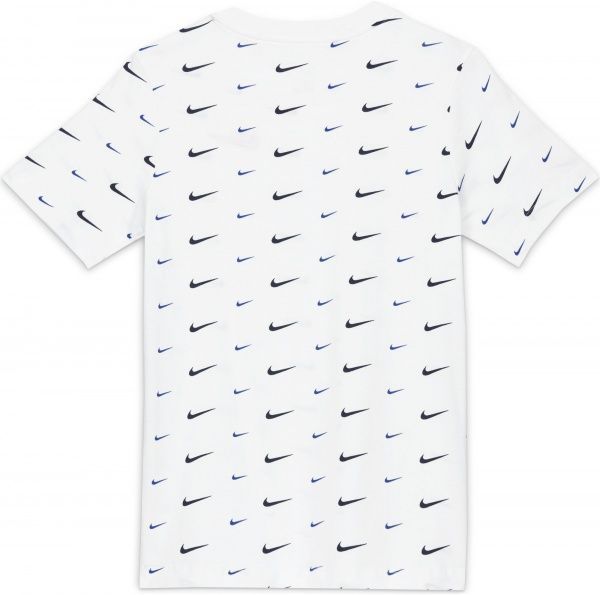Футболка Nike B NSW TEE SWOOSH AOP DC7530-100 XL білий