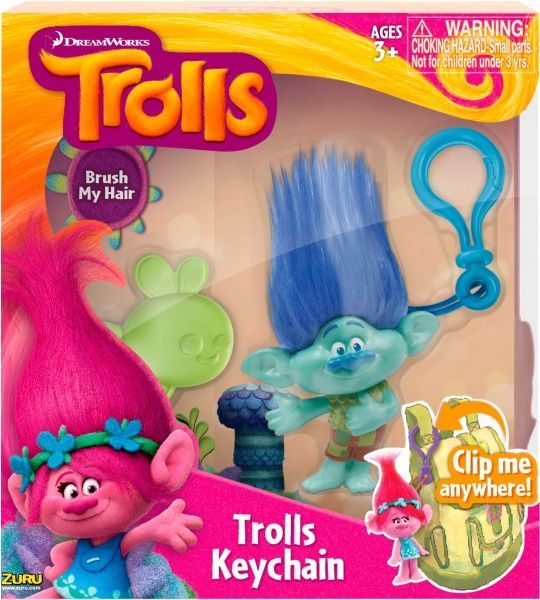 Игрушка с клипсой Zuru Тролли True Color Branch 6201B 