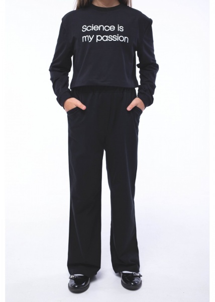 Брюки Vidoli G-21152W для девочки р.146 черный 