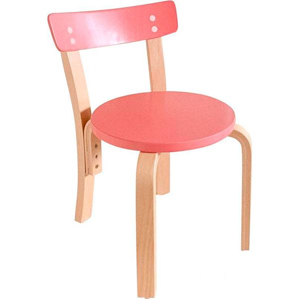 Стульчик для детей бук/розовый