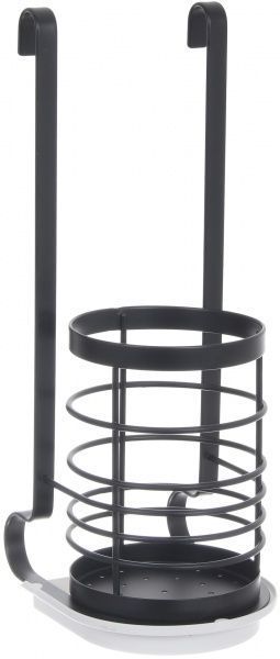 Чаша навесная Flamberg для столовых приборов на рейлинг черный