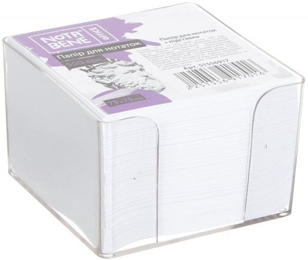 Бокс з папером для нотаток 500 штук Nota Bene
