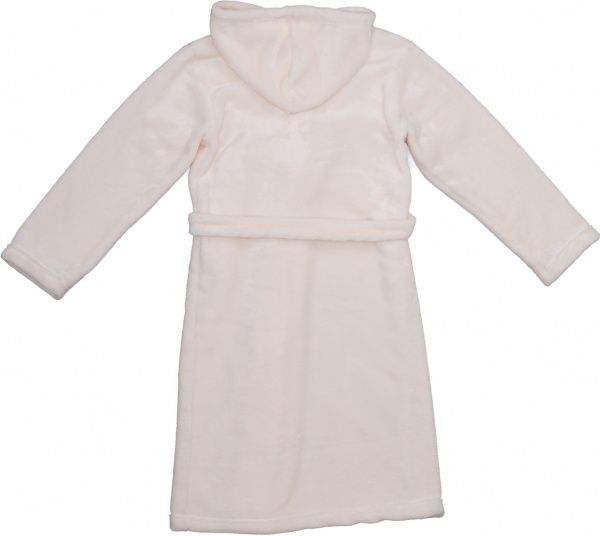 Халат дитячий Роза з капюшоном р.134 білий 