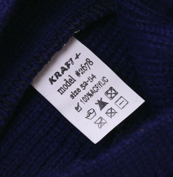 Шапочка детская для девочки Kraft+ 133 р.52-54 синий 